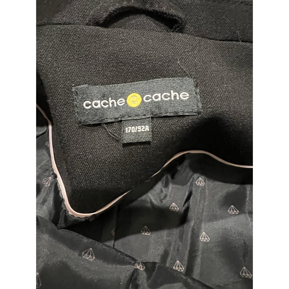 Cache Cache Black Single Button Blazer Size 170 M… - image 6